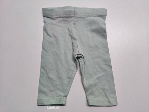 Světle zelené kalhoty pro holky secondhand