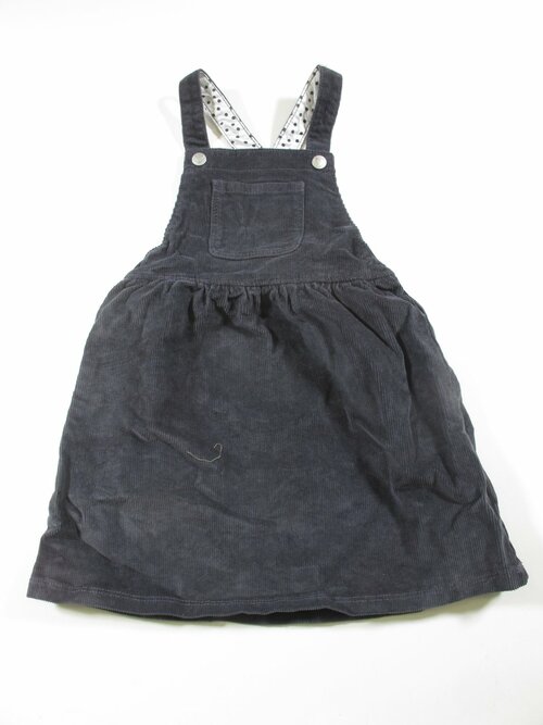 Šedá manšestrová sukně second hand