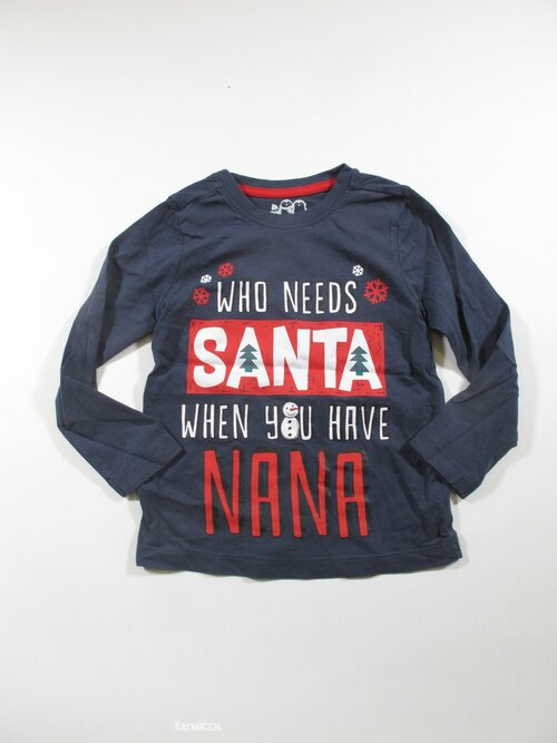 Šedé triko Santa second hand