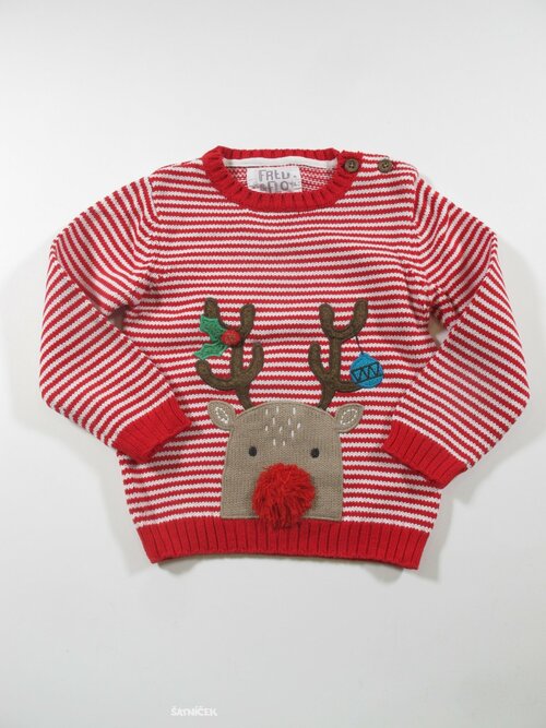 Vánoční svetr se sobíkem second hand