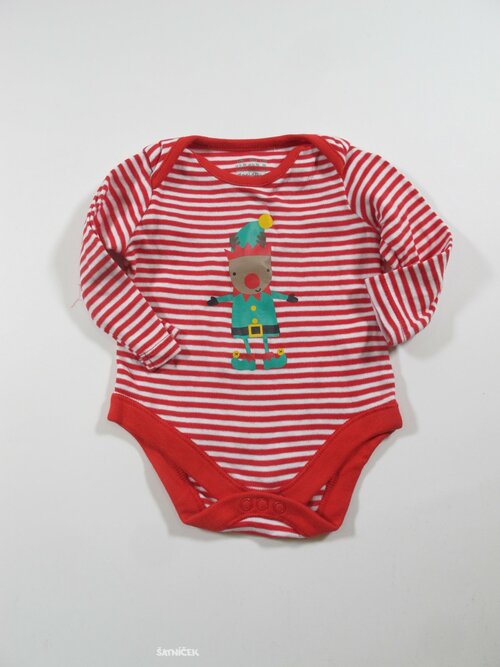 Pruhované body s obrázkem second hand