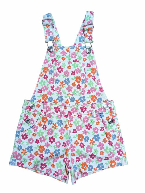 Bílý overal kytkovaný pro holky secondhand Primark