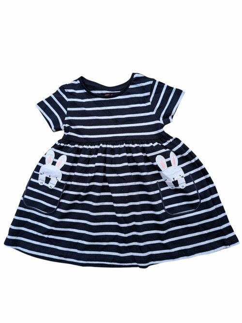 tmavě modré šaty se zajíčkem pro holky outlet FaF