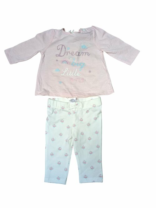 Bílo růžové pyžamo pro holky outlet F&F