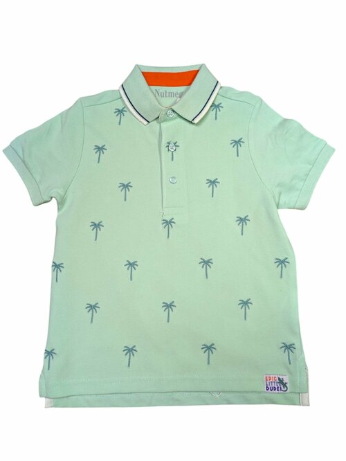 Zelinkavá polokošile s obrázky pro kluky outlet Nutmeg