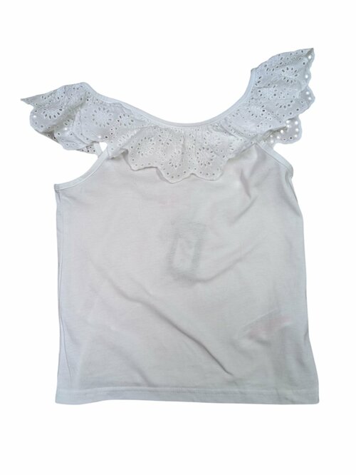 Bílé tílko s volánky pro holky outlet Primark