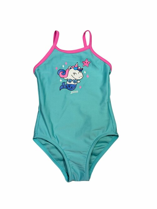 Tyrkysové plavky s jednorožcem pro holky secondhand Zoggs