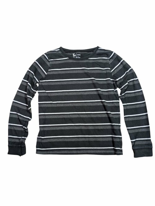 Tmavé triko pruhované pro kluky secondhand TU