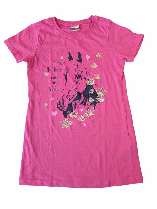 Růžové šaty s koněm pro holky secondhand Kids