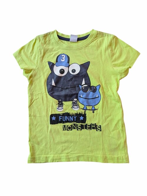 Světle zelené triko s obrázkem pro kluky secondhand Kiki&Koko