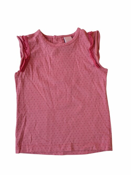 růžové tílko pro holky s puntíky secondhand CA