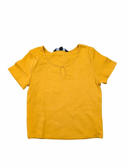 Tmavě žluté triko pro holky secondhand New Look