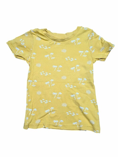 Žluté triko s obrázky pro holky secondhand George