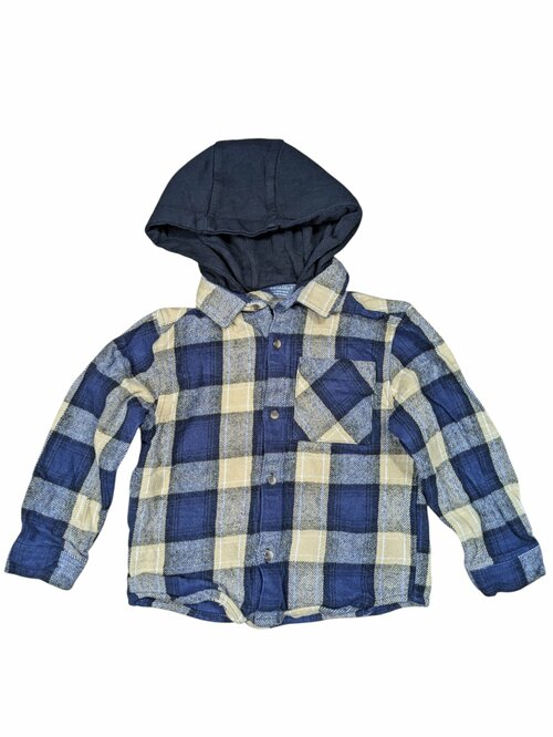 Kostkovaná flanelová bunda pro kluky secondhand Primark