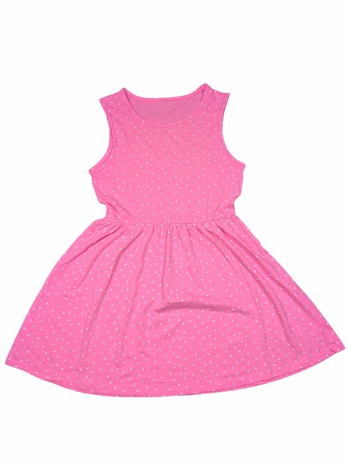 Růžové šaty se srdíčky pro holky secondhand