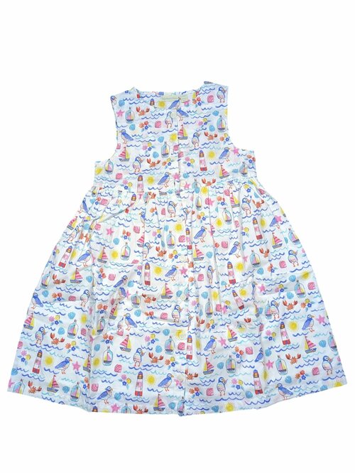 Bílé šaty s obrázky pro holky secondhand JMB