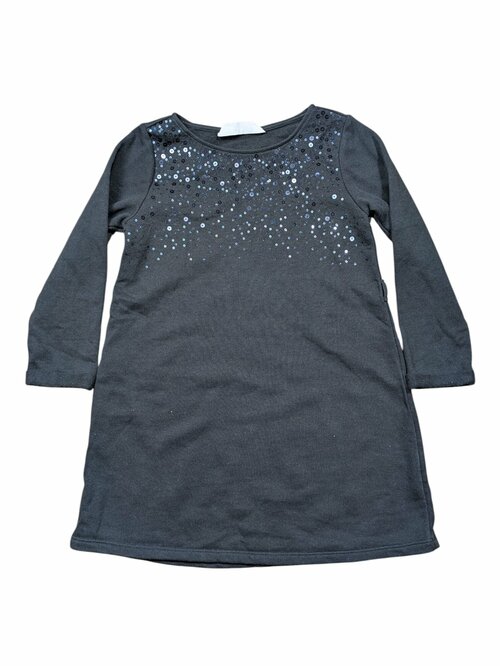 Černé mikinové šaty pro holky secondhand H&M