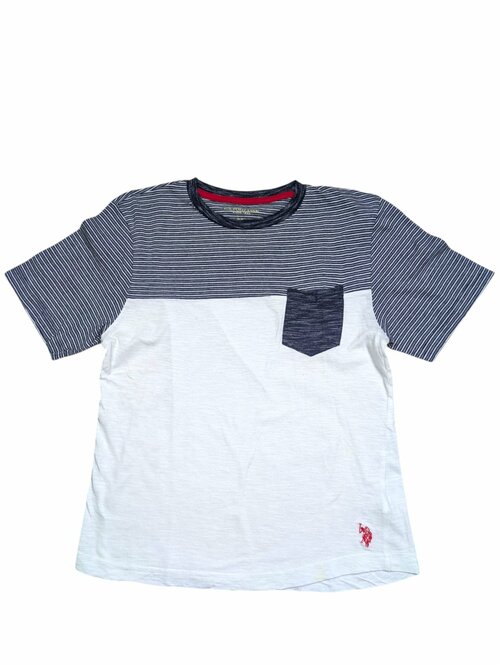 Pruhované triko s kapsičkou pro kluky secondhand US Polo