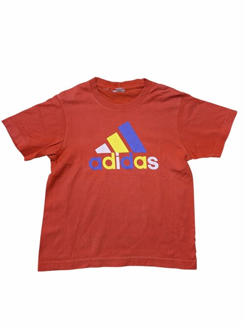 Oranžové triko pro kluky secondhand Adidas