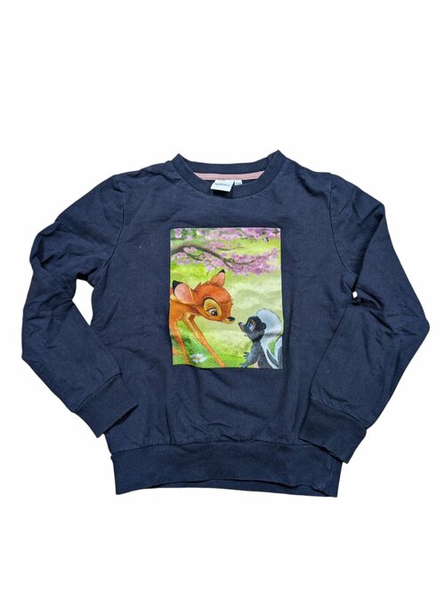 Tmavá mikina s obrázkem pro holky secondhand Disney