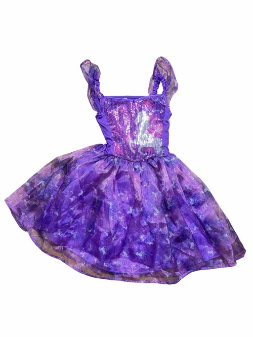 Fialové šaty s jednorožci pro holky secondhand Hallow Scream