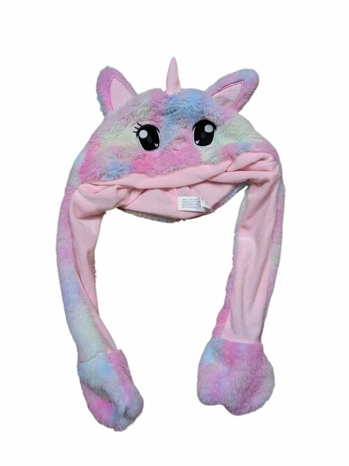 Čepice jednorožec s hýbacíma ušima pro holky secondhand