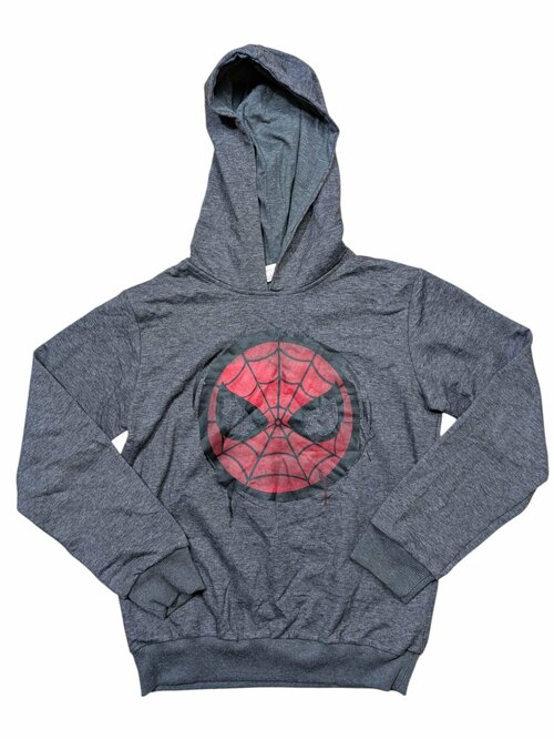 Tmavě šedá mikina Spiderman pro kluky secondhand Marvel