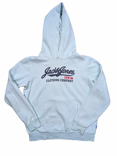 Světle modrá mikina pro kluky secondhand Jack&Jones