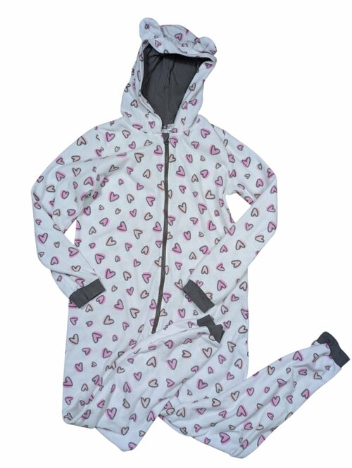 Bílý overal se srdíčky pro holky secondhand pepperts