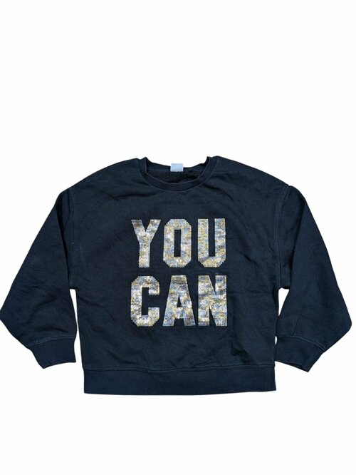 Černá mikina s nápisem pro holky secondhand Next