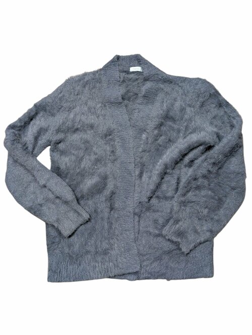 Chlupatý svetr bez zapínání pro holky secondhand Next