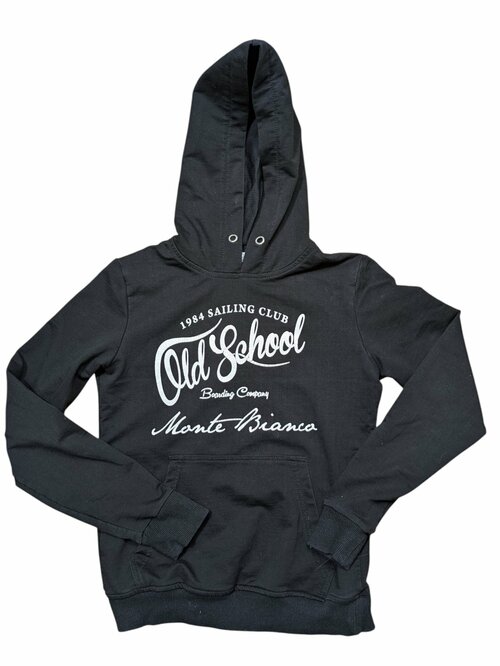 Černá mikina s nápisem pro kluky secondhand Commfyy