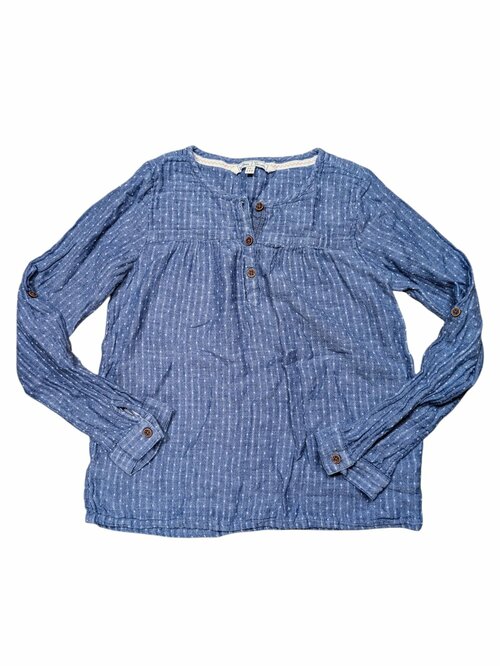 Světle modrá halenka se vzorem pro holky secondhand Fat Face