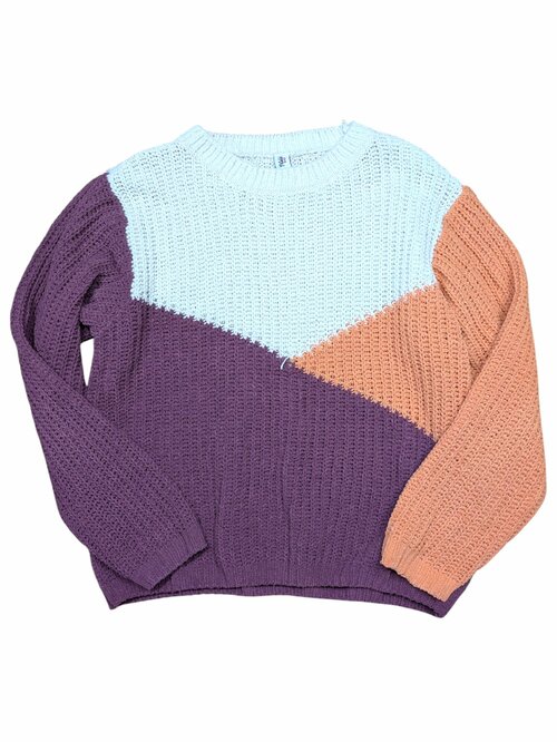 Trojbarevný svetr pro holky secondhand Yigga