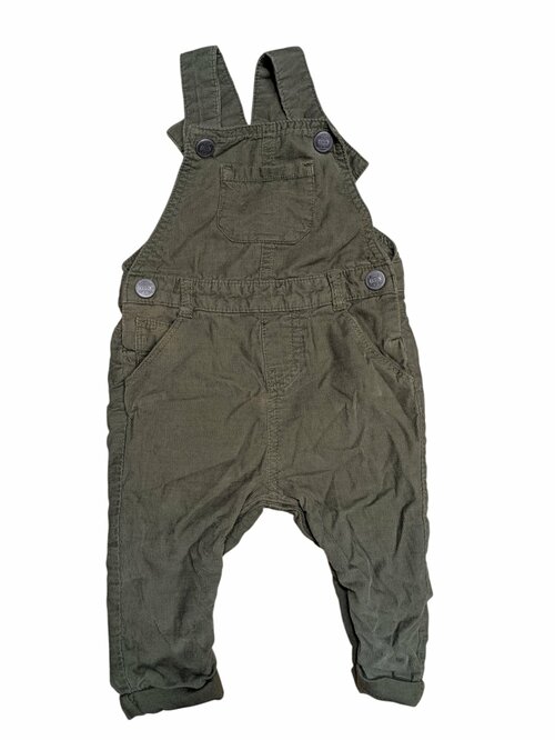 Tmavě zelený overal pro kluky žebrovaný secondhand F&F