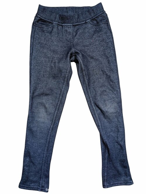 Šedo černé kalhoty pro holky secondhand C&A