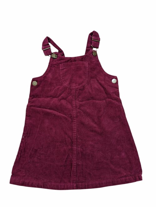 Vínová manšestrová šatovka pro holky secondhand Nutmeg