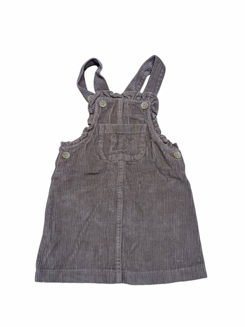 Hnědá manšestrová šatovka pro holky secondhand Nutmeg