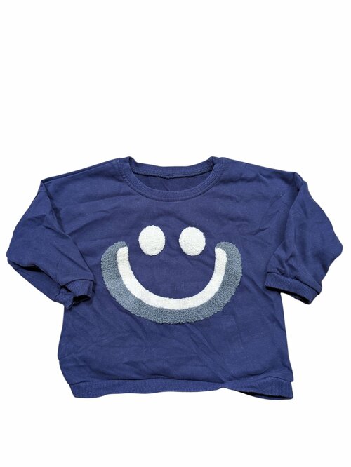 Tmavě modrá slabá mikina s obrázkem pro kluky secondhand 