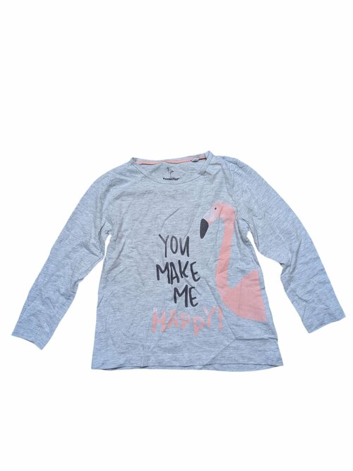 Šedé triko s obrázkem pro holky secondhand lupilu