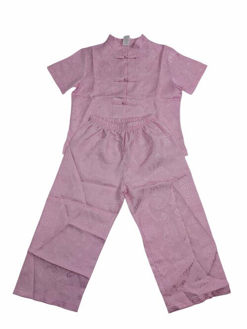 Růžový set pro holky se vzorem secondhand