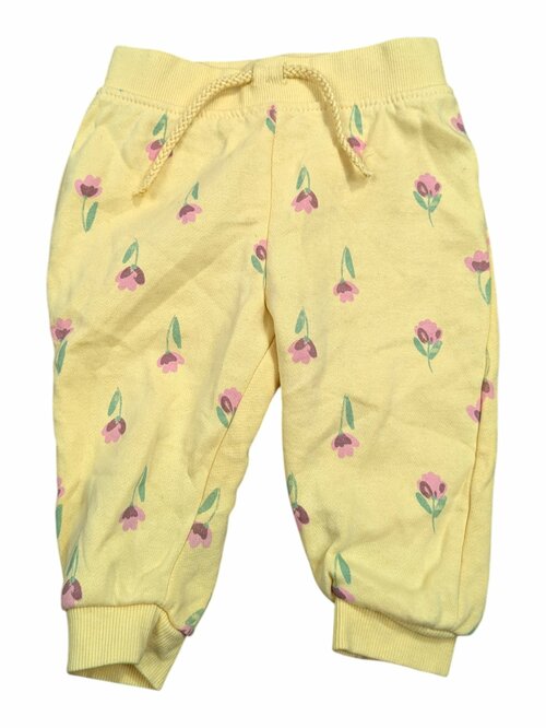 Žluté tepláky s kytičkami pro holky outlet Primark