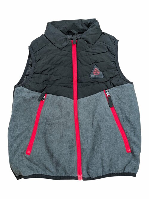 Jarní vesta šedá černá pro kluky secondhand TU