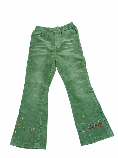 Zelené manžestráky pro holky secondhand