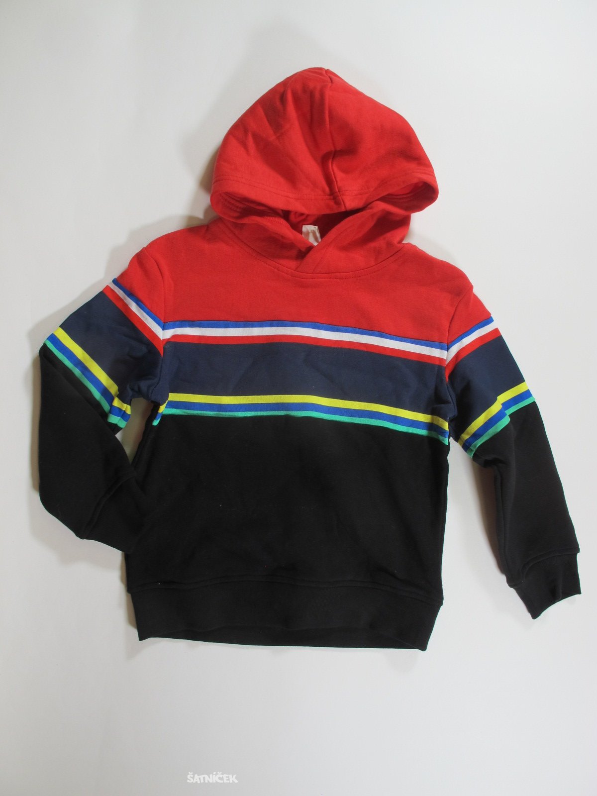 Mikina pro kluky  trojbarevná secondhand