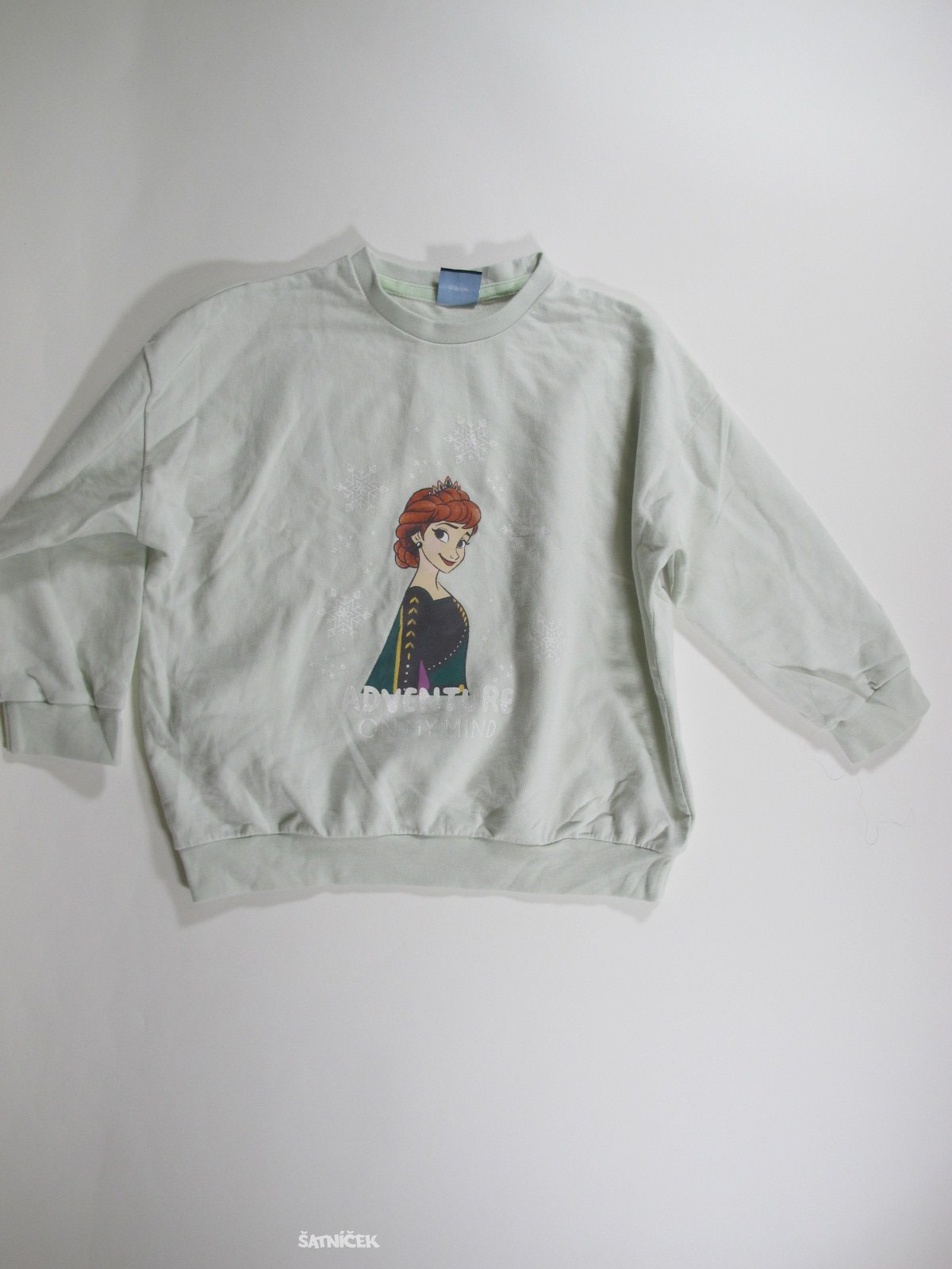 Mikina pro holky  sv zelenkavá  secondhand