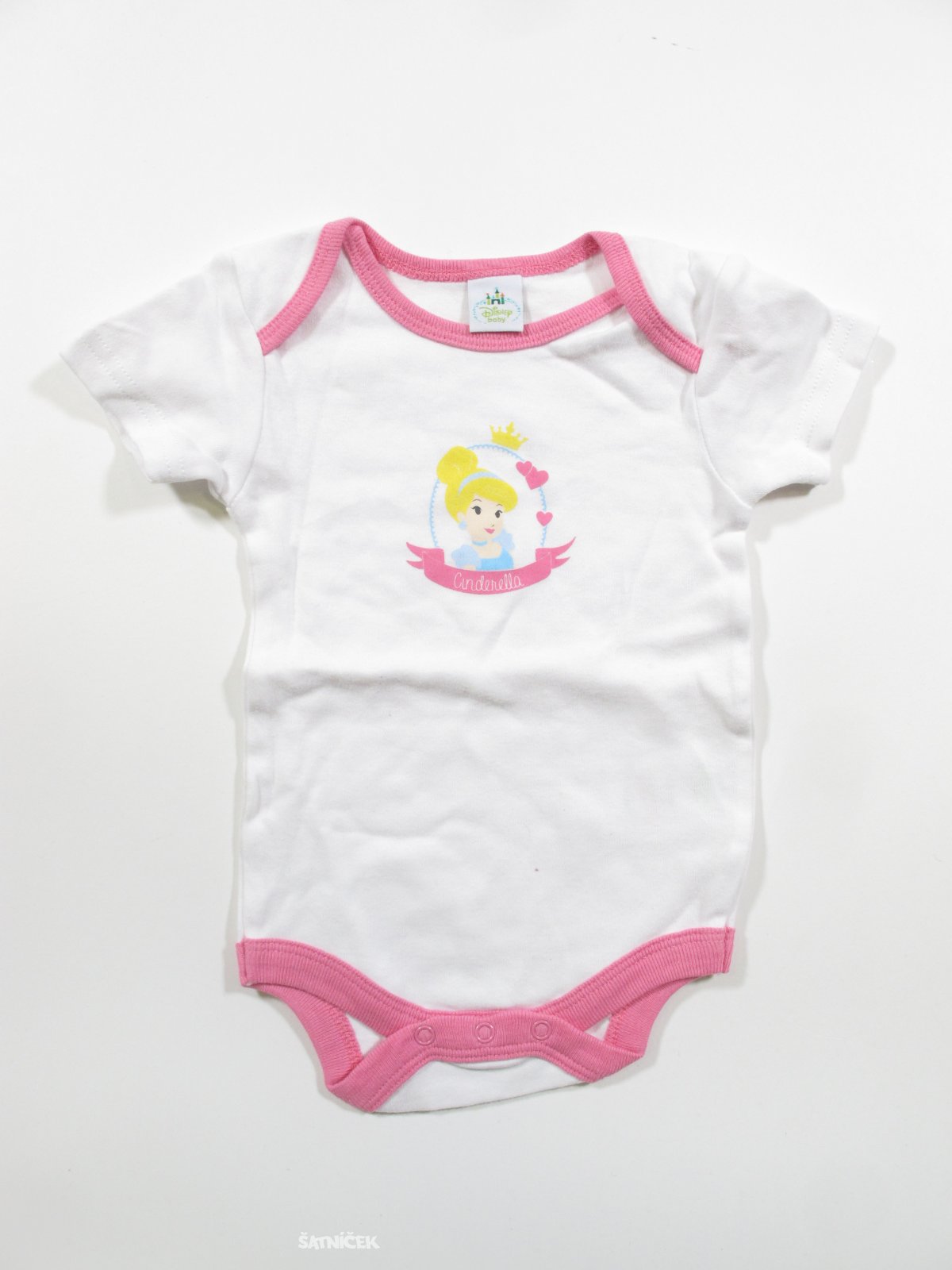 Bílorůžové body s princeznou  secondhand