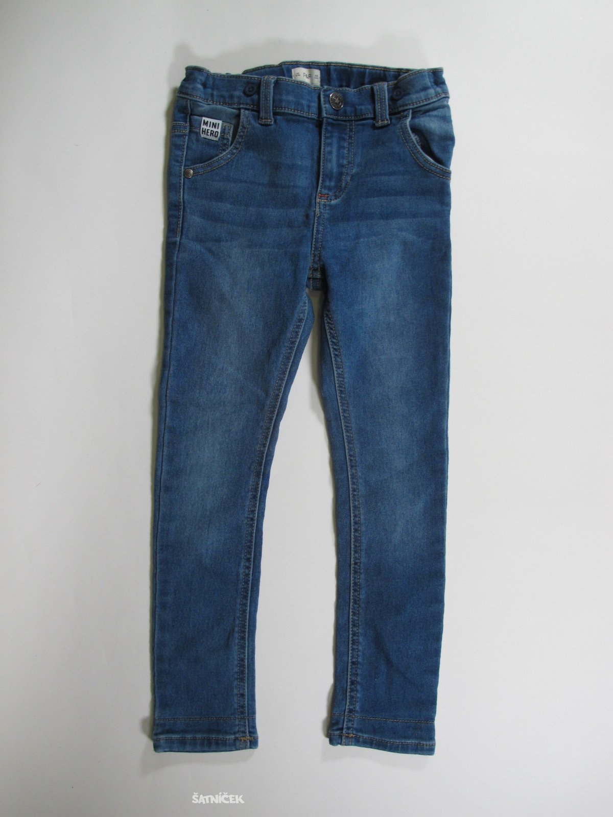 Džínové kalhoty pro holky modré  secondhand