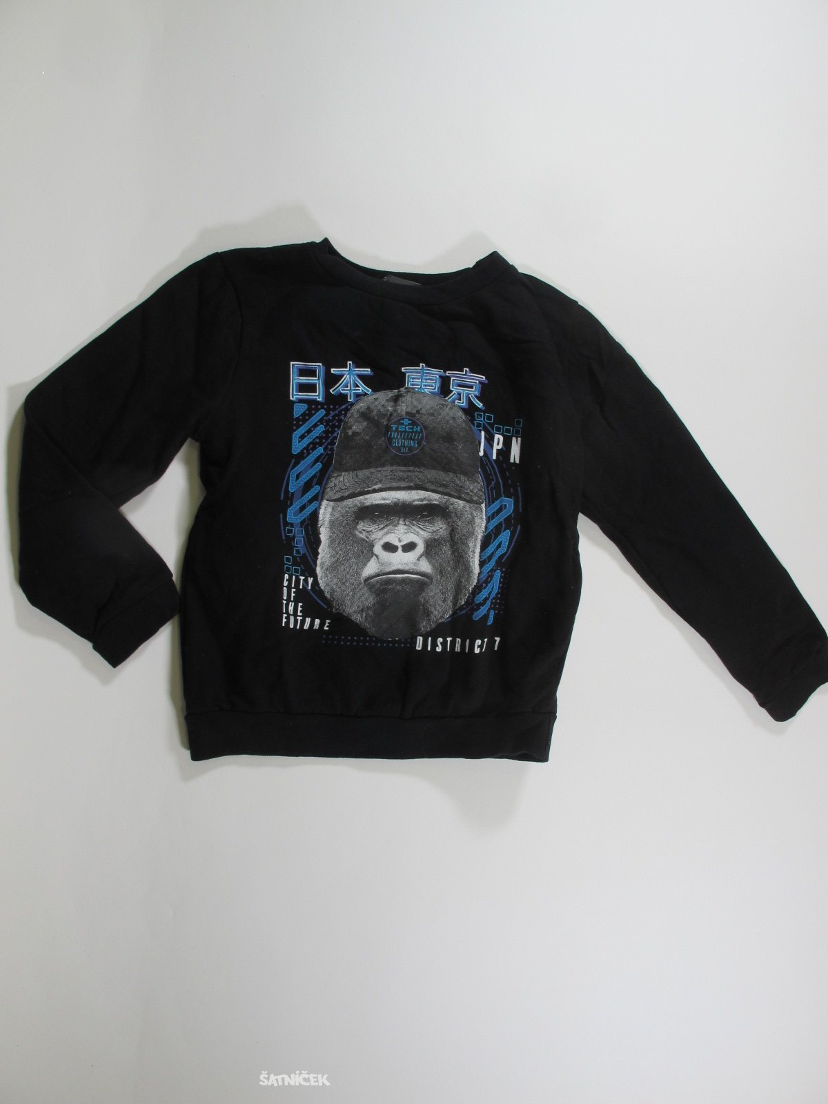 Mikina šedo černá pro kluky secondhand