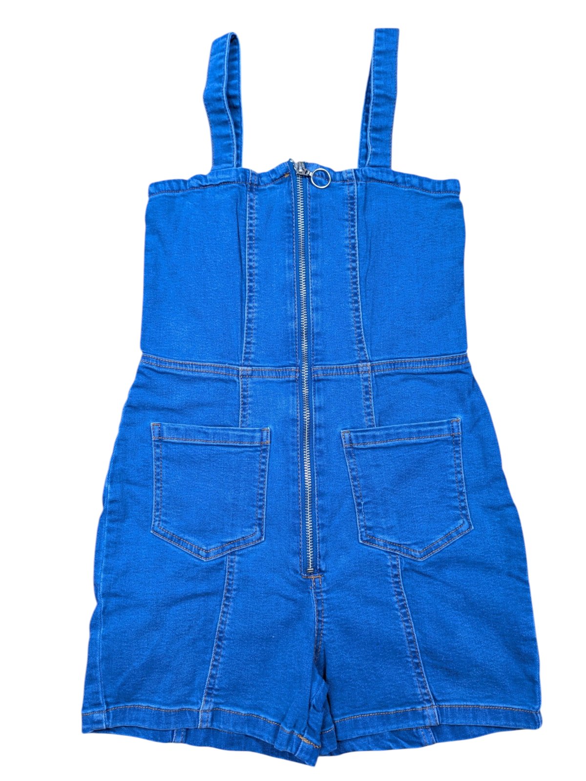 Džínový krátký overal pro holky secondhand